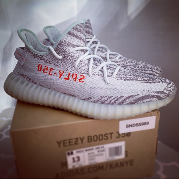 adidas gazelle silver green womens adidas Yeezy Boost 350 V2 Blue Tint main image 0